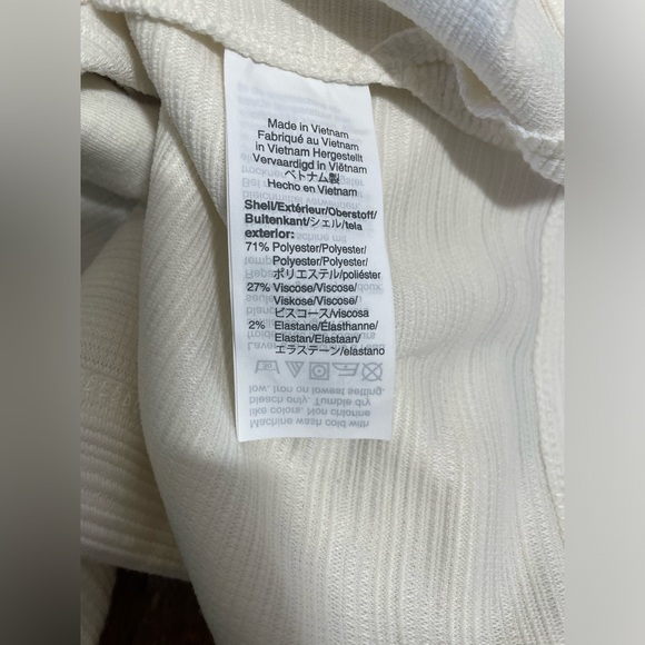 J. Crew cream textured button down tank small - Picture 6 of 7